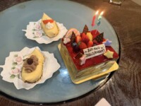 ㋃は次女の誕生日　長女が帰省して家族で誕生日かねて食事へ