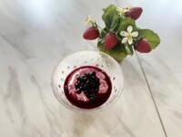 手作りオーガニック豆乳ヨーグルト　完成 オーガニックのタネ菌に、オーガニック豆乳　